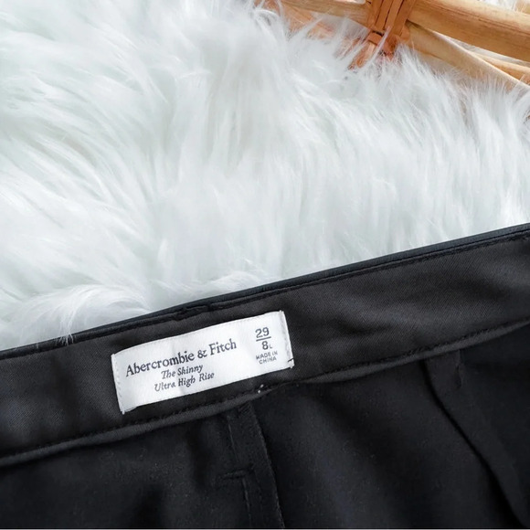 Abercrombie & Fitch Black Leather Pants - Picture 8 of 14